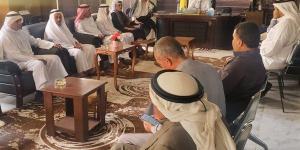 رئيس الشيخ زويد بشمال سيناء يلتقي بشيوخ وعواقل المدينة