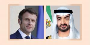 رئيس الدولة يتلقى اتصالاً هاتفياً من الرئيس الفرنسي بحثا خلاله التطورات الإقليمية والدولية