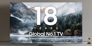 "سامسونج" تتصدر سوق التليفزيونات العالمي للعام الثامن عشر على التوالي