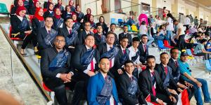طلاب جامعة حلوان يشاركون في افتتاح البطولة العربية العسكرية للفرو