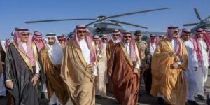 سلطان بن سلمان و الأمير فيصل بن مشعل يشهدان افتتاح مطار نادي الطيران السعودي بالرس