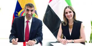 الإمارات والإكوادور توقعان «بيان نوايا» لبدء مفاوضات شراكة اقتصادية شاملة