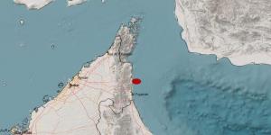 الإمارات: هزة أرضية بقوة 2.8 درجة في ساحل خورفكان